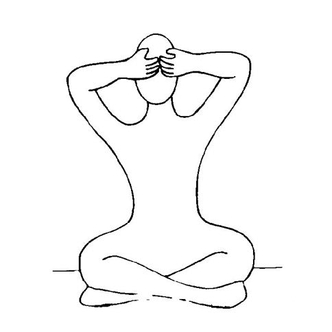 Activation of the central nervous system - yoga - set