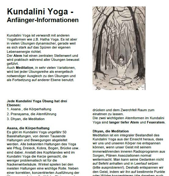 Forfait pour les professeurs de Kundalini Yoga