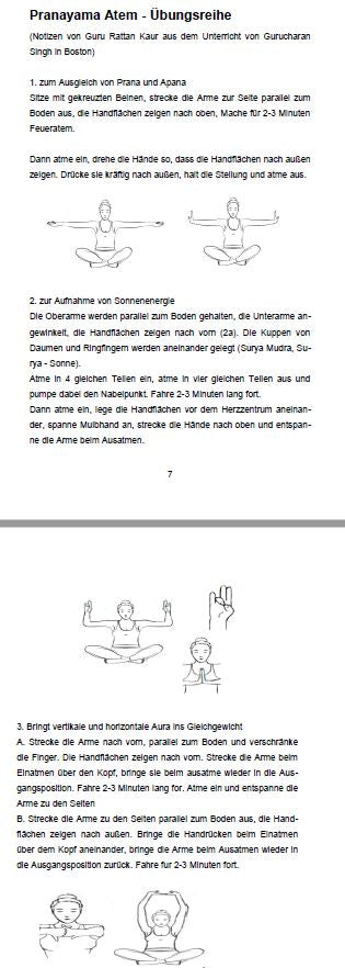 26 series of exercises from the book "Meme and Kundalini Yoga" - PDF file