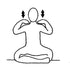 Selbstkontrolle durch entfaltete Feinfühligkeit - Yoga-Set