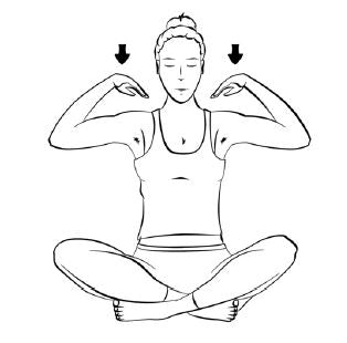 Maîtrise de soi grâce à une sensibilité développée - série d'exercices de yoga